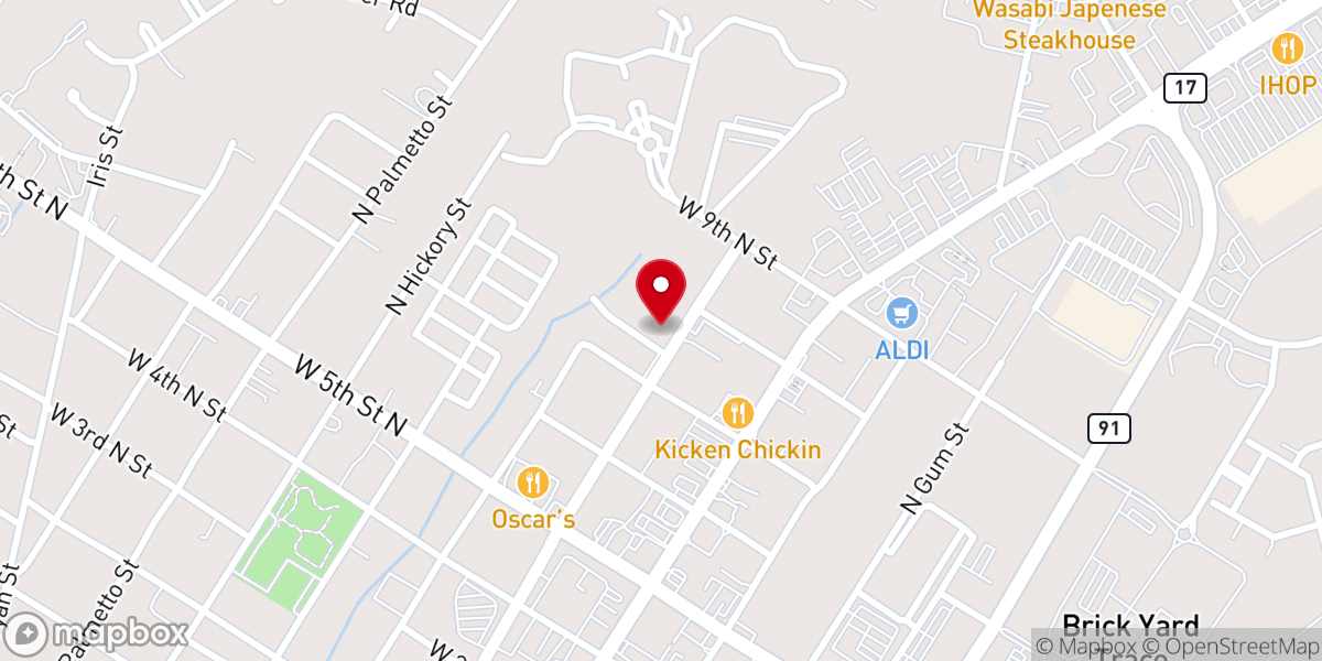 Map showing location of Parish Office - Episcopal Church of the Good Shepherd