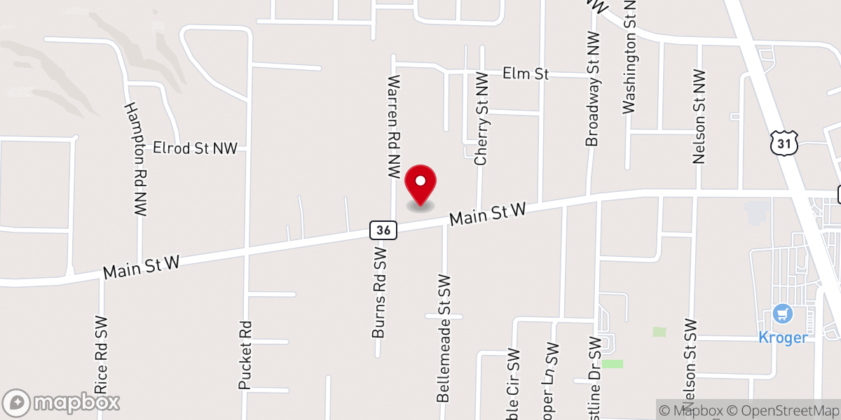 Map showing location of Sanctuary Community Church