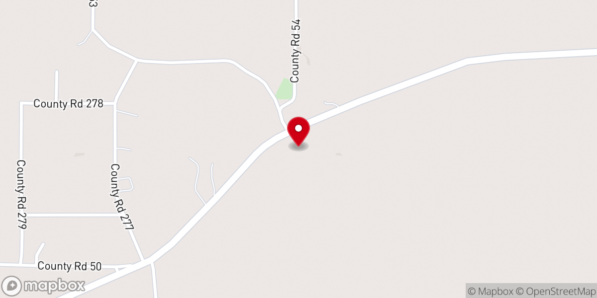 Map showing location of Sylva Rena Church