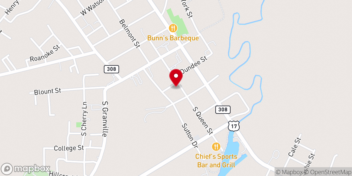 Map showing location of Windsor Community Building