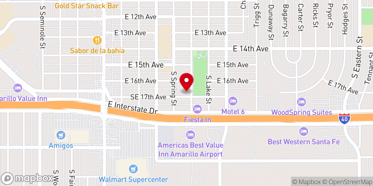 Map showing location of Casa Para El Rey