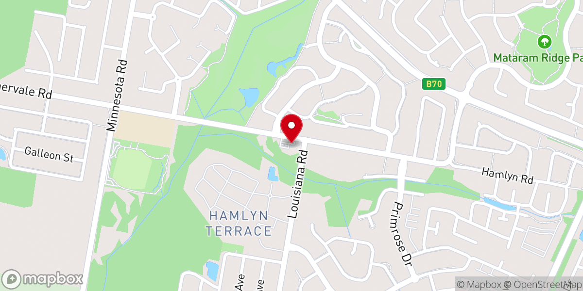 Map showing location of St Mary's Indian Orthodox Church, Central Coast