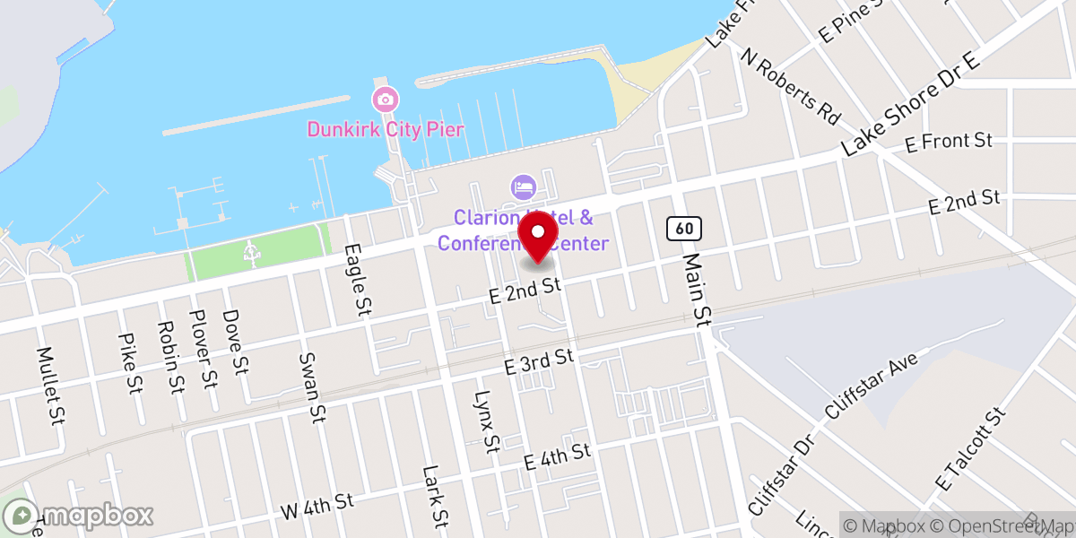 Map showing location of Faith Baptist Church