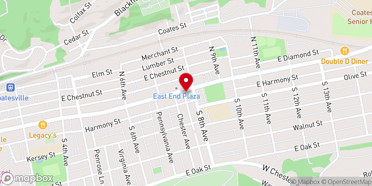 Map showing location of Hope Revealed Church