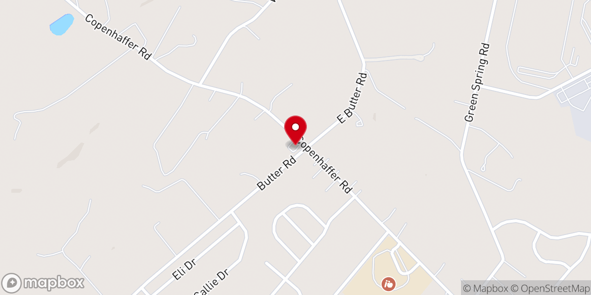 Map showing location of Mount Washington Church