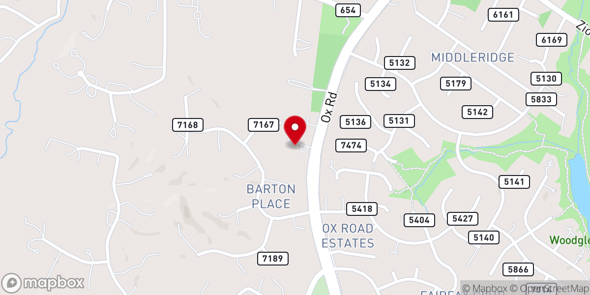 Map showing location of Bridgeway Church