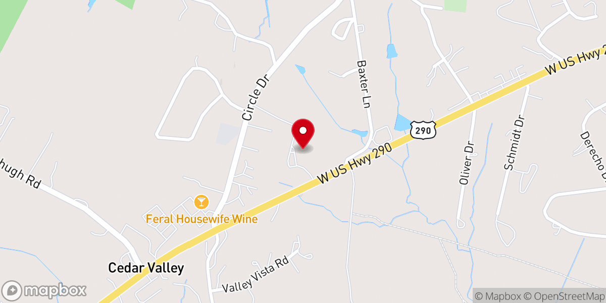 Map showing location of Mt Olive Lutheran Church