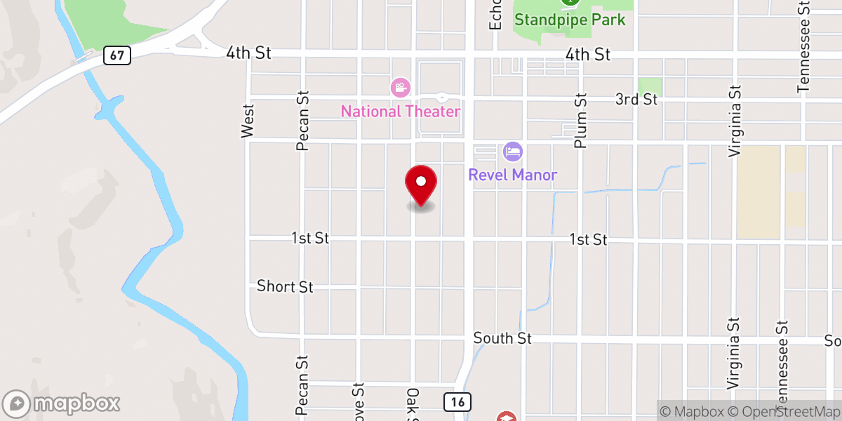 Map showing location of Open Door Christian School