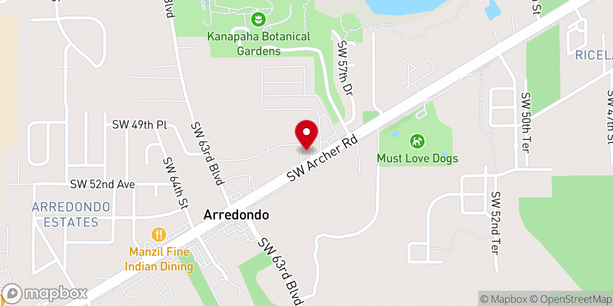 Map showing location of Restoration Outreach Ministries