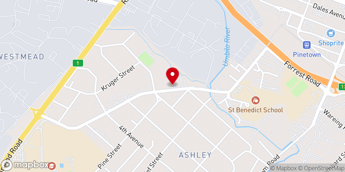 Map showing location of City Hill CHURCH