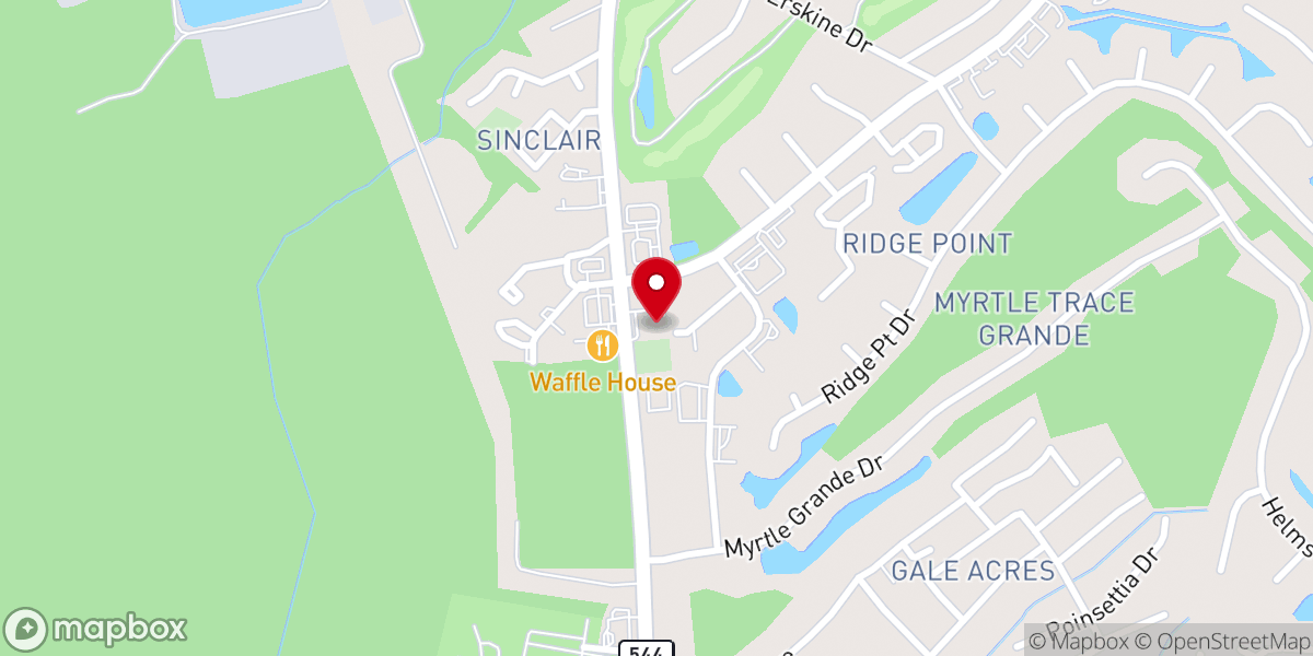 Map showing location of Centenary United Methodist Church
