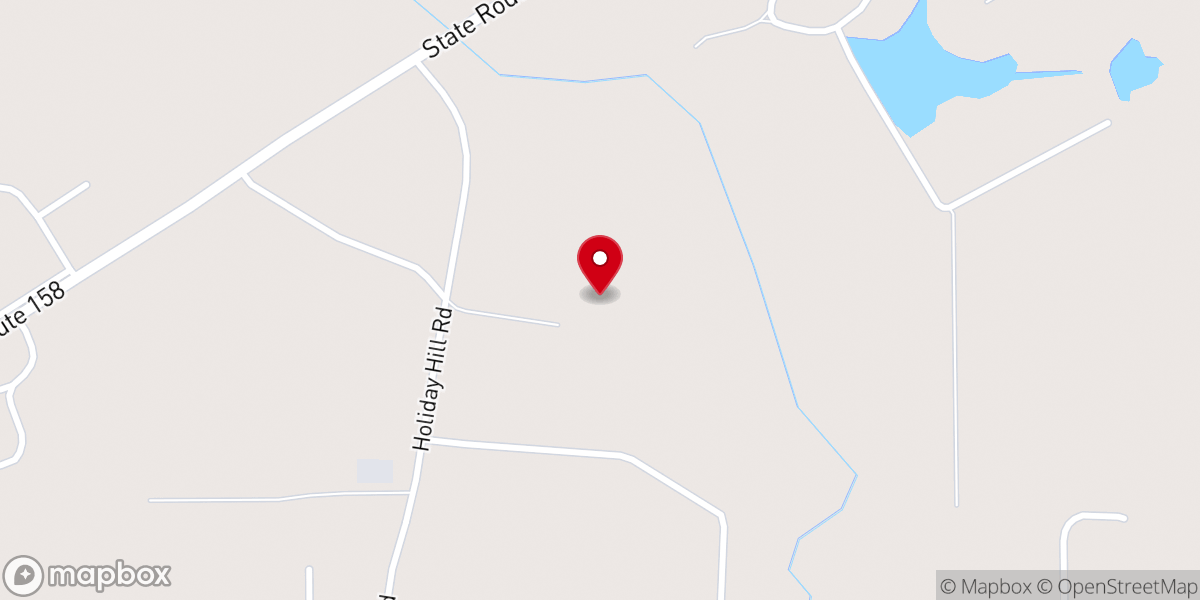Map showing location of Free Point Church