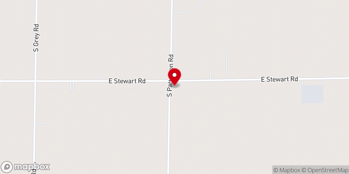 Map showing location of Midland Mennonite Church