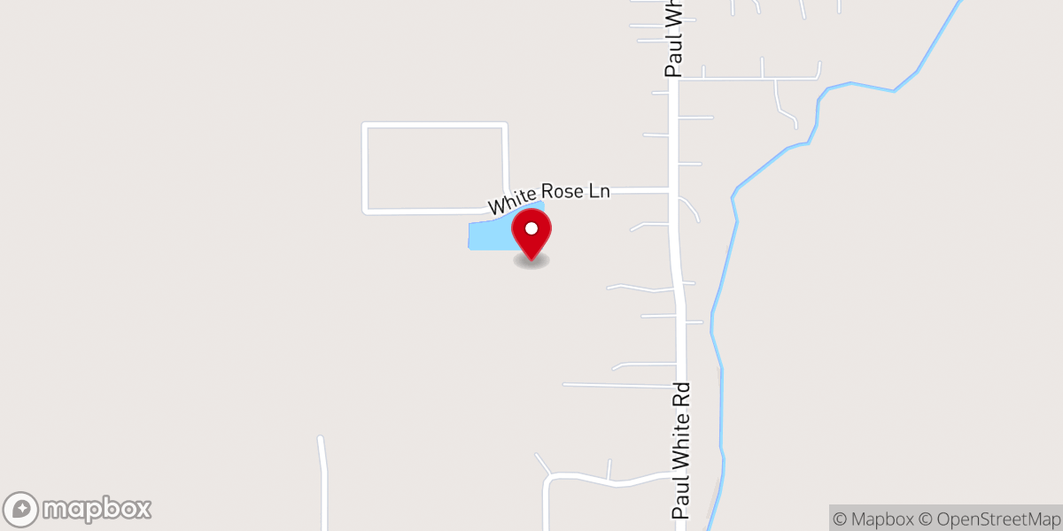 Map showing location of Magnolia Dumpsters