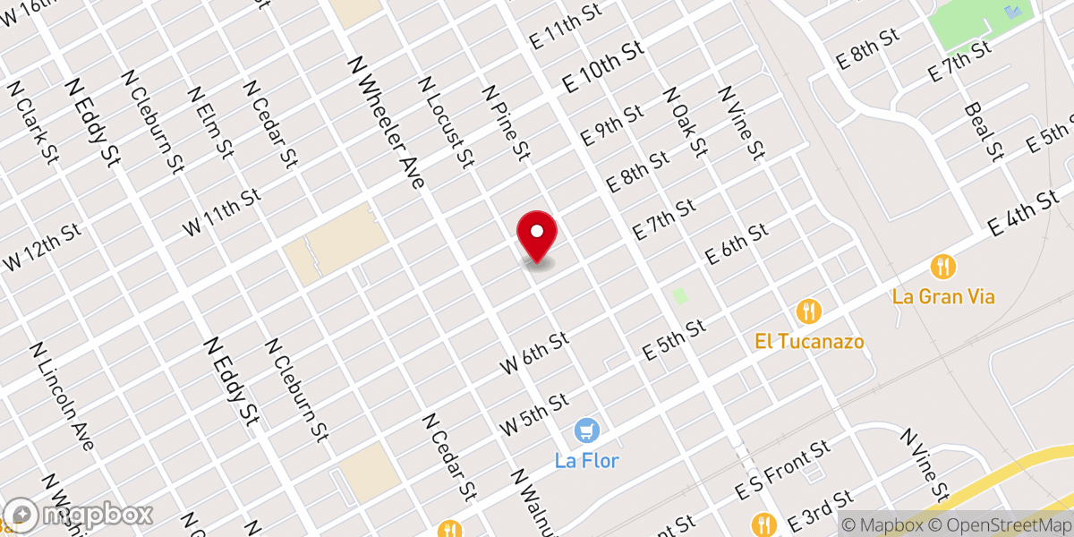Map showing location of Messiah Ev Lutheran Church
