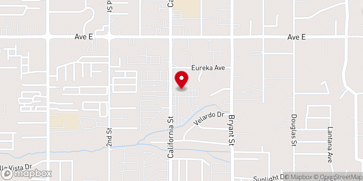 Map showing location of Interfaith Community Support