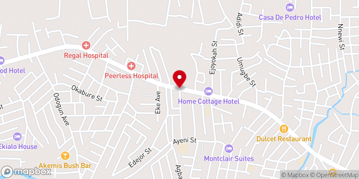 Map showing location of corpus chriti Catholic church
