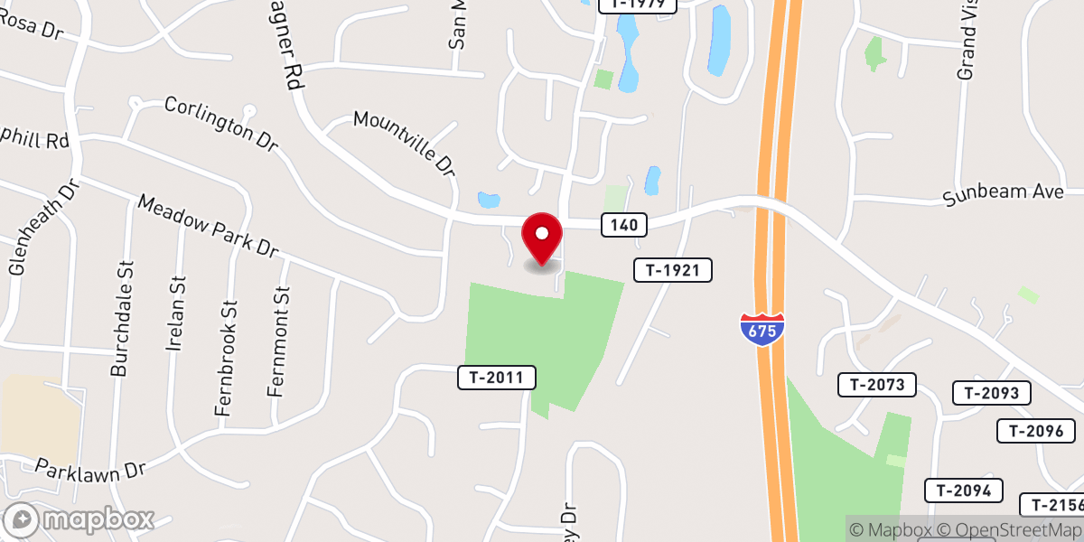 Map showing location of St Paul the Apostle Orthodox Church