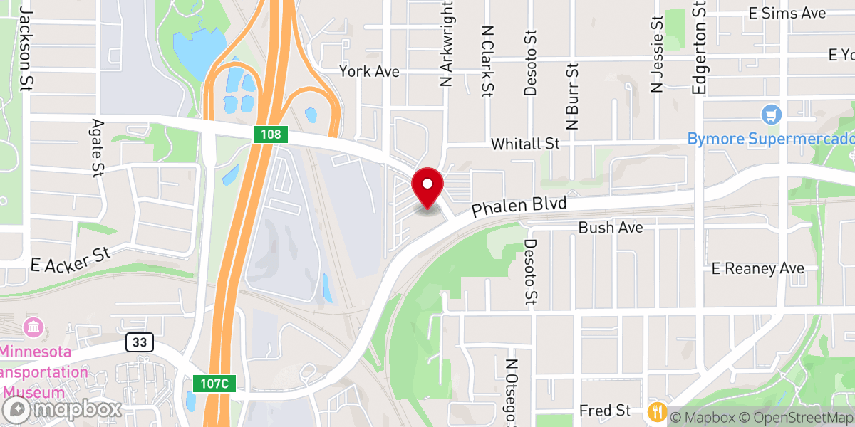 Map showing location of Dr. Christina M. Ward, MD