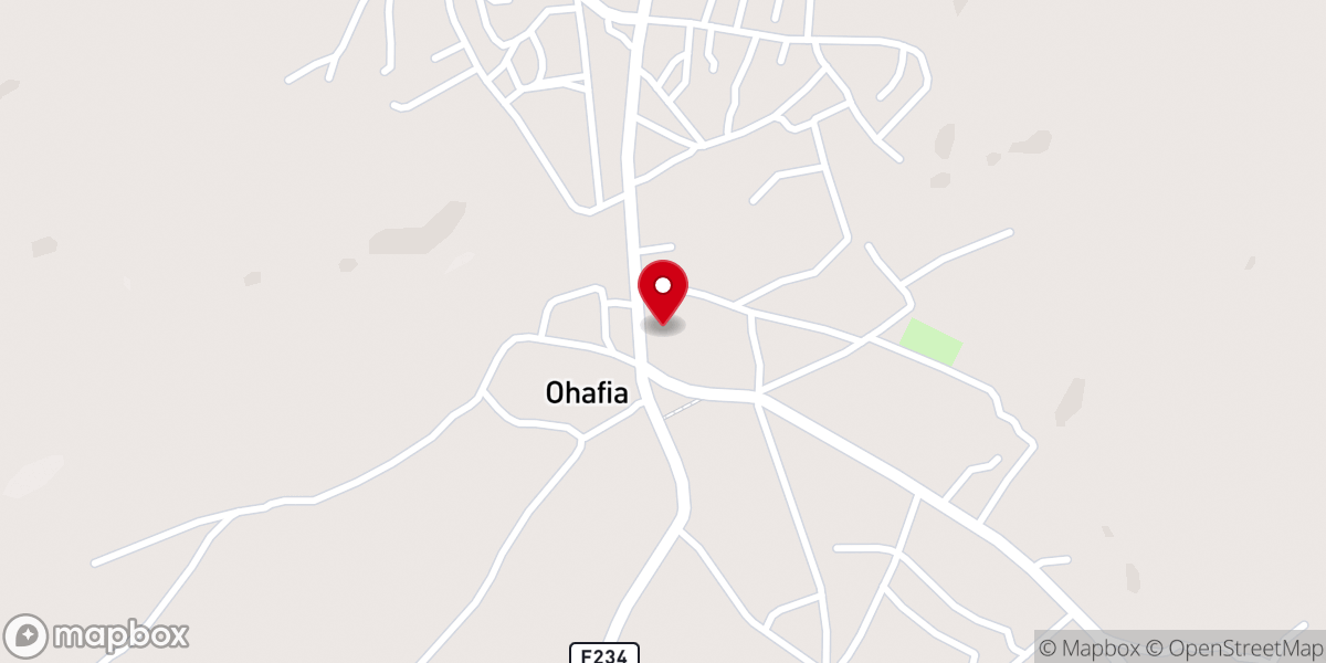 Map showing location of The Presbyterian Church of Nigeria, St Peter's Ebem Oha Parish