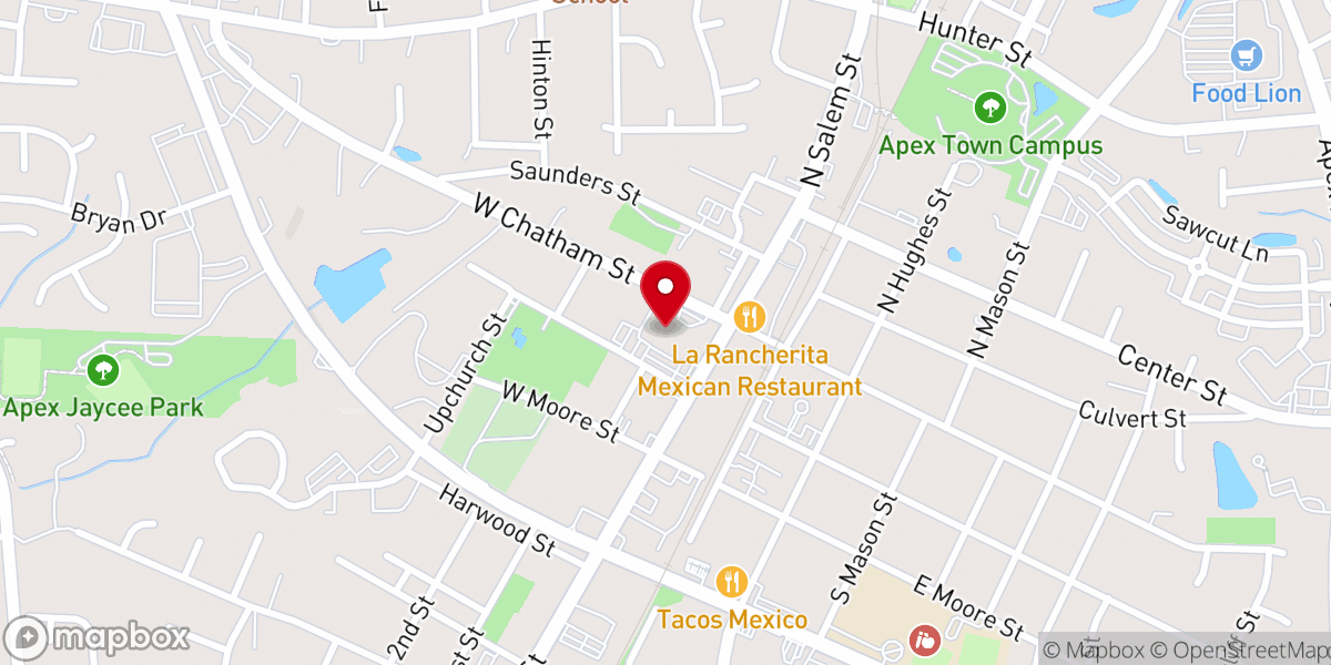 Map showing location of One Step Healing