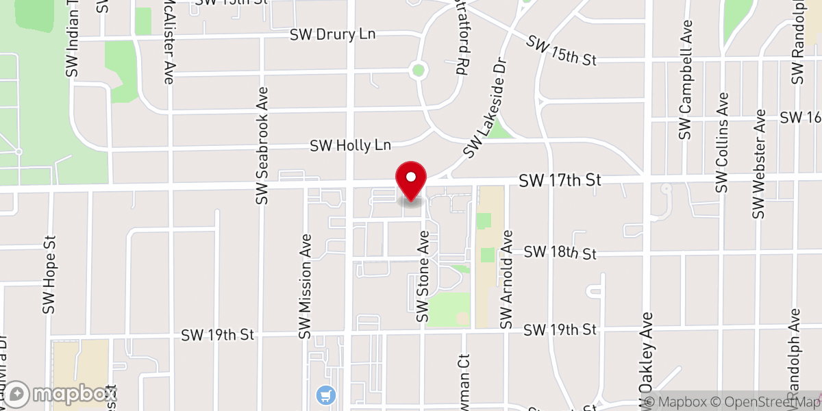 Map showing location of Most Pure of Mary Convent