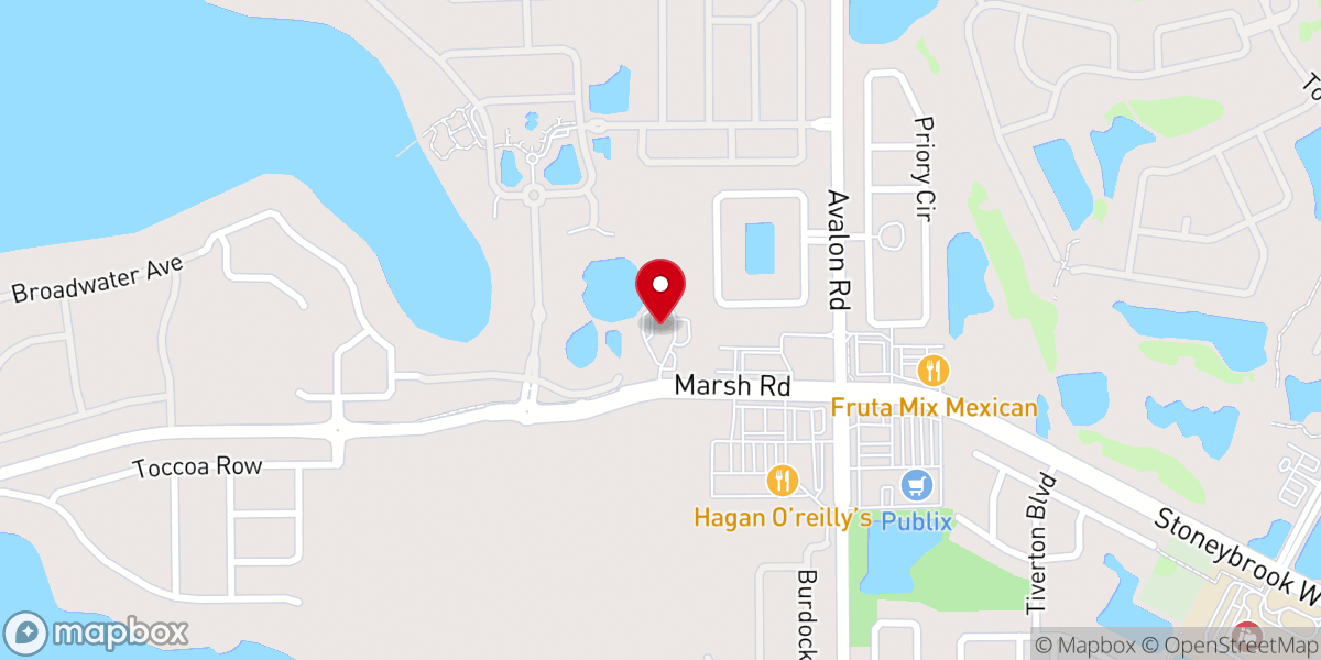 Map showing location of Zion Evangelical Lutheran Church