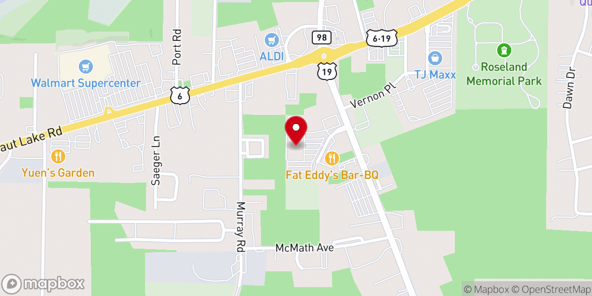 Map showing location of The Movies at Meadville