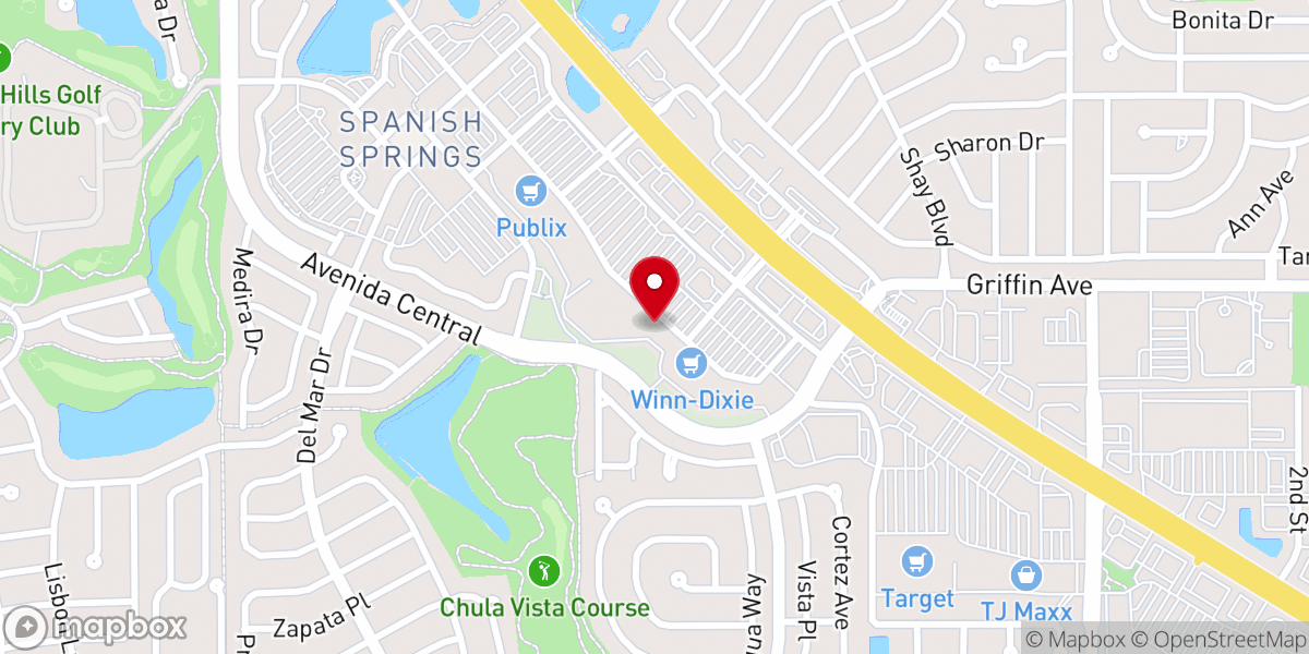 Map showing location of Chicken Salad Chick