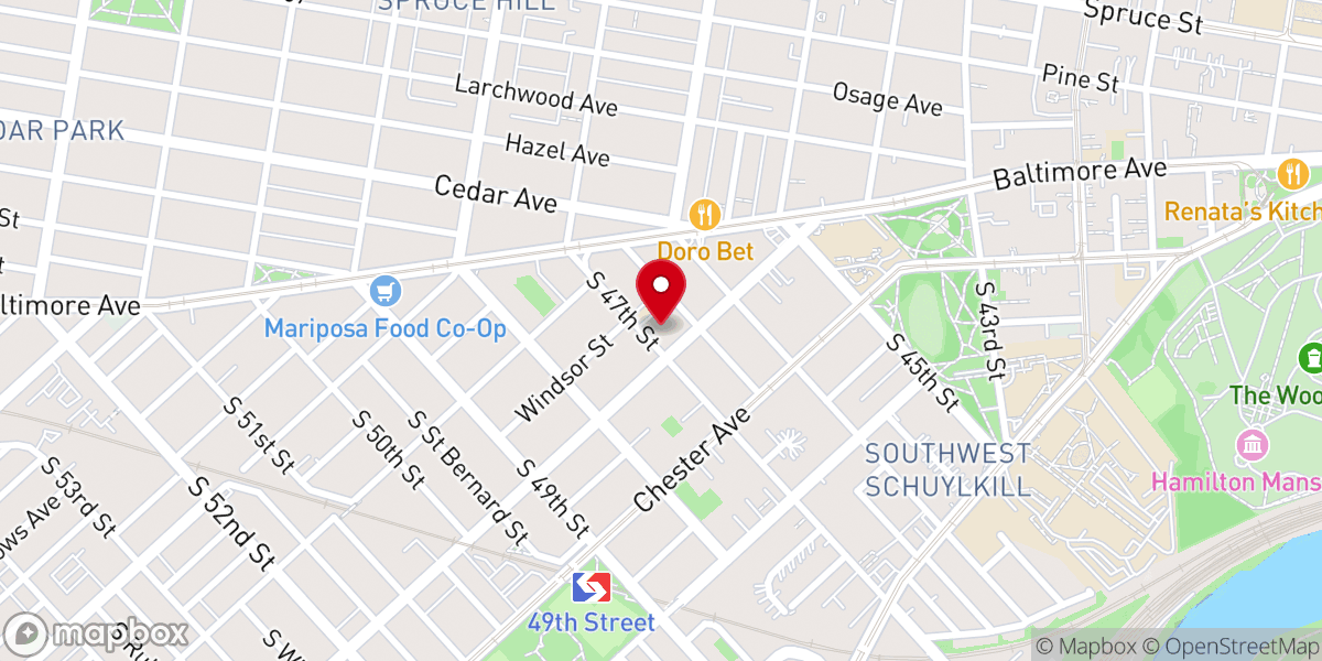 Map showing location of St. Francis De Sales Catholic Church