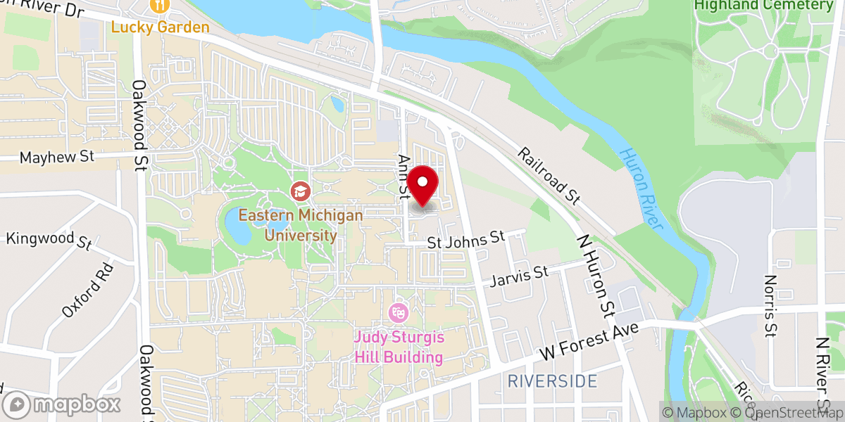 Map showing location of Cross & Resurrection