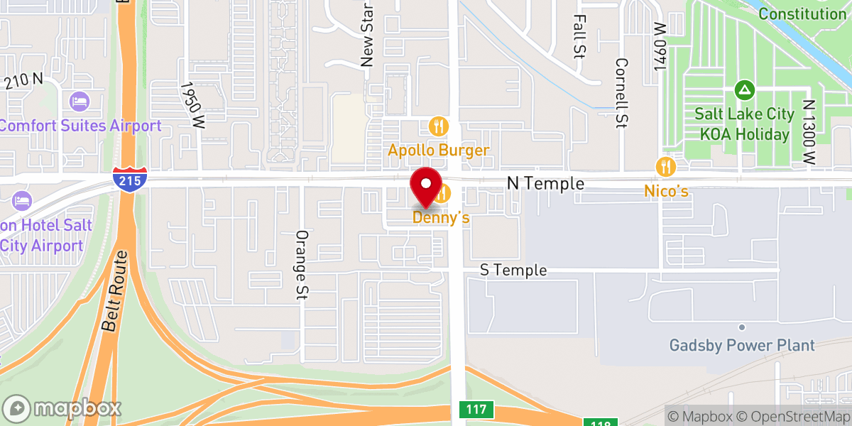 Map showing location of Centro Cristiano Fuente de Vida Utah