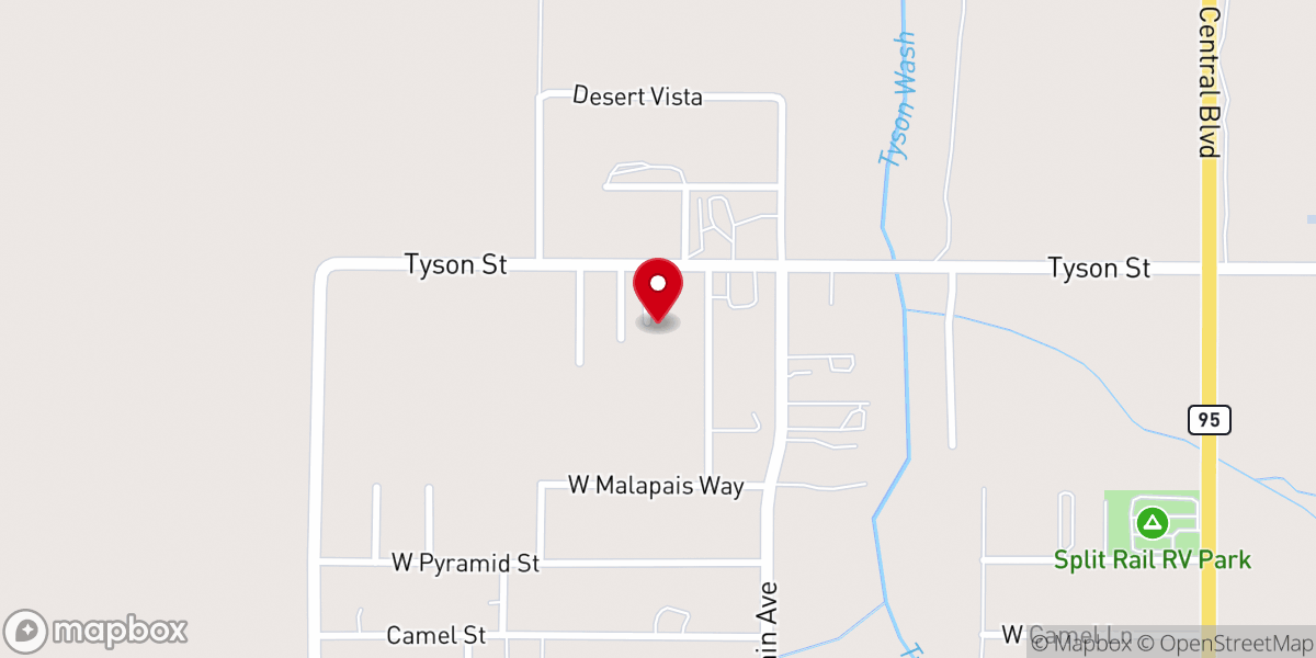 Map showing location of First Assembly Of God Church