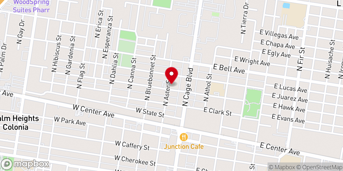 Map showing location of Saint Margaret Mary Catholic Church