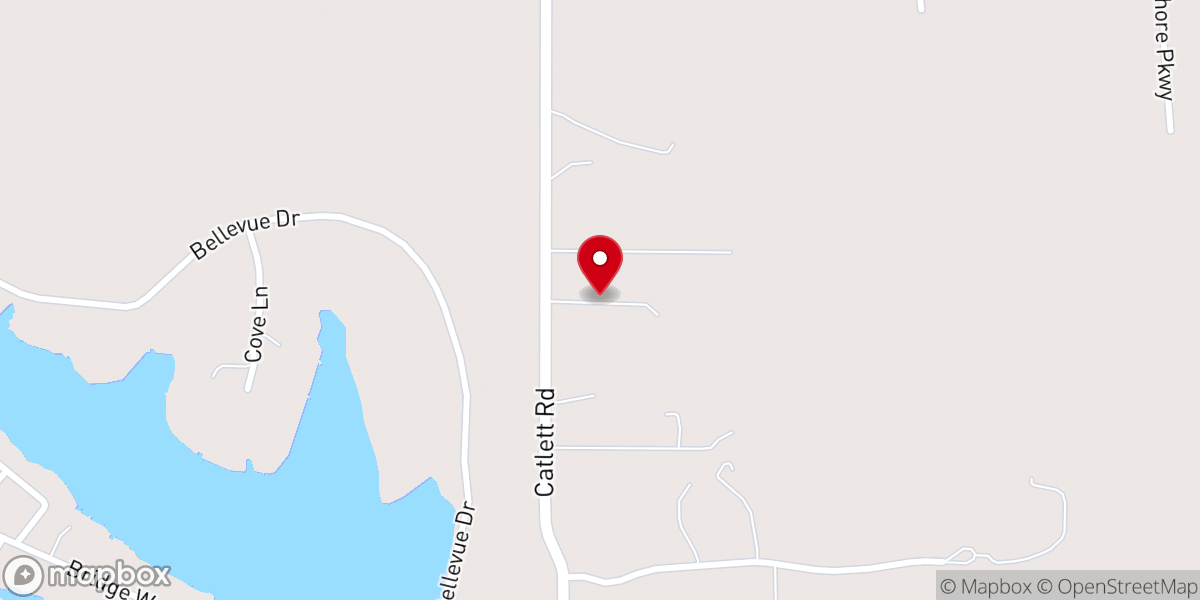 Map showing location of Hope Hollow Ministries