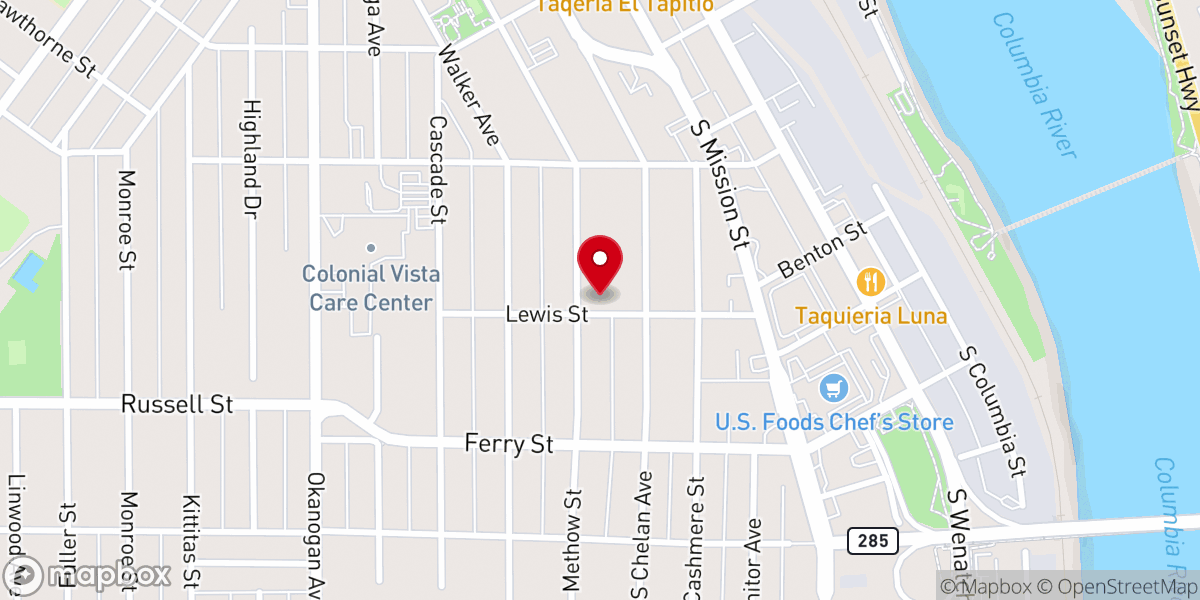 Map showing location of Iglesia Centro de Avivamaineto Cristiano