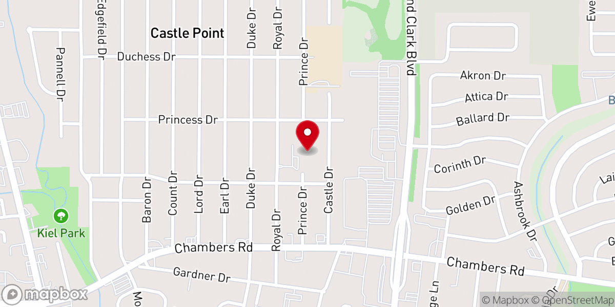 Map showing location of The Temple Non Denominational Church
