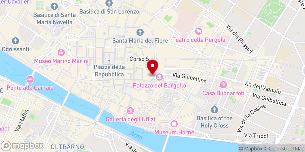 Map showing location of Badia Fiorentina - Monastero