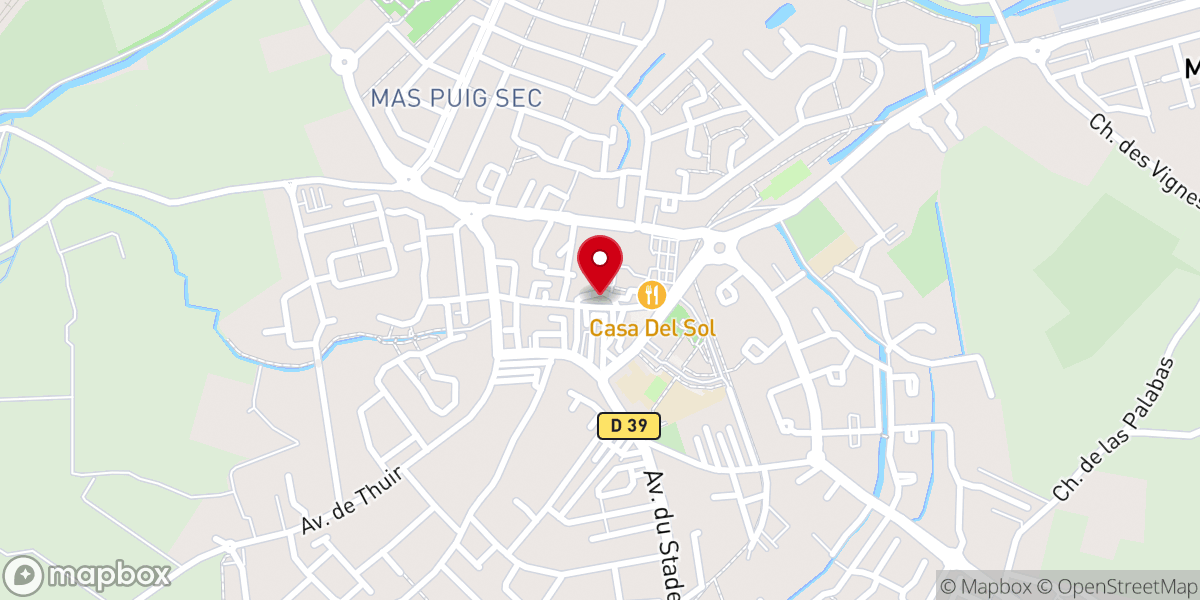 Map showing location of Église Sainte-Marie