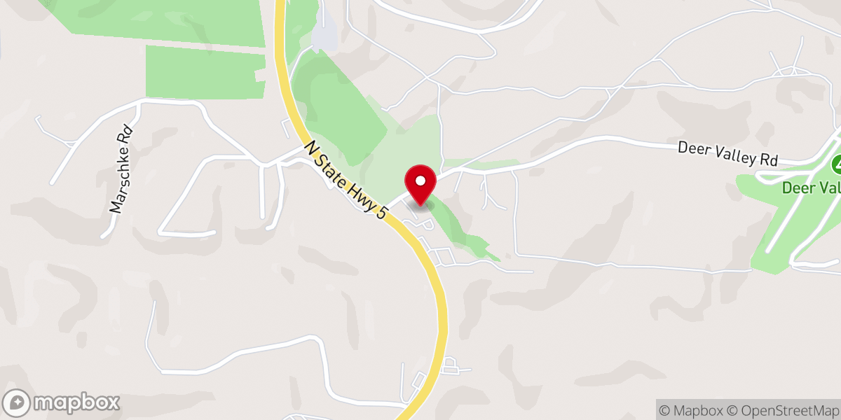 Map showing location of Whimsical Weddings & Events