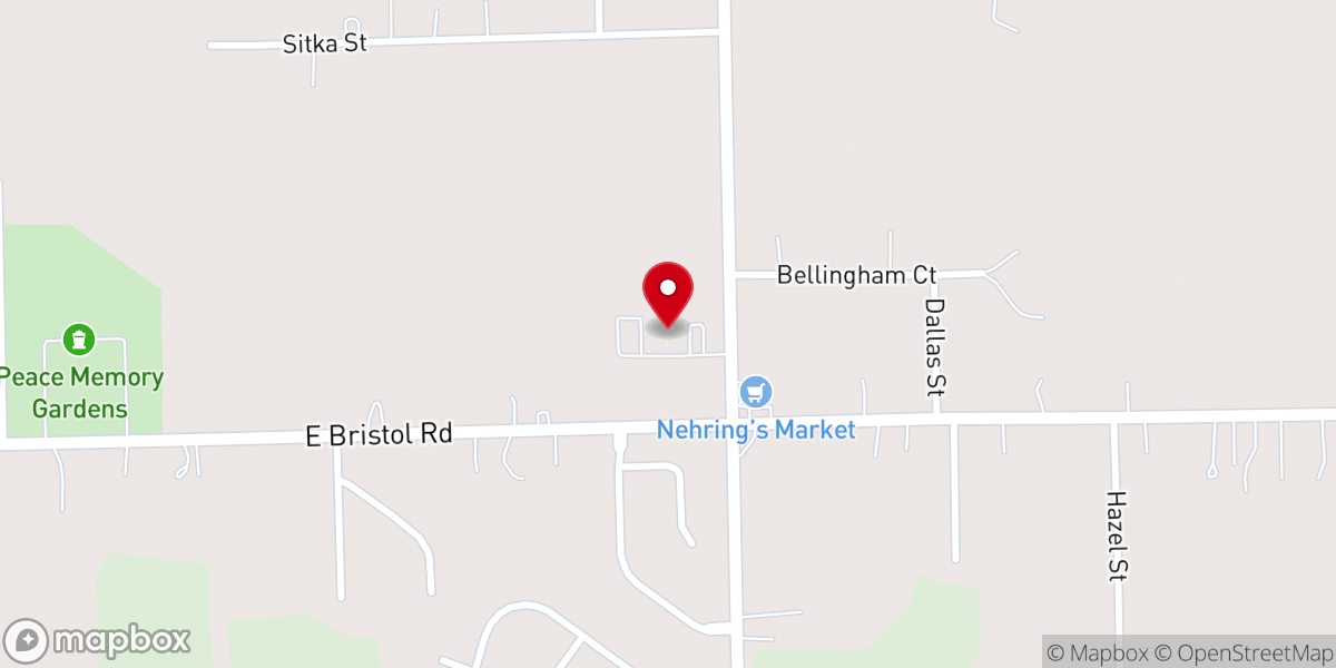 Map showing location of NTC Church