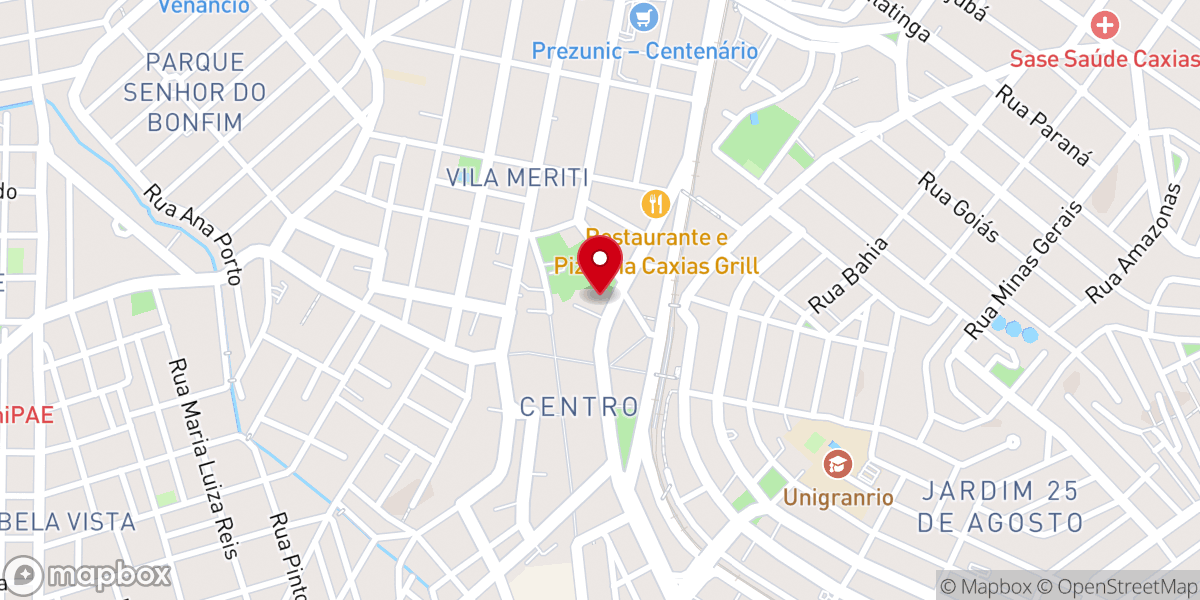 Map showing location of Diocese de Duque de Caxias