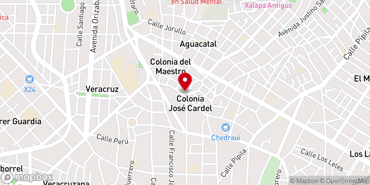 Map showing location of Iglesia Nuestro Padre Jesús Nazareno