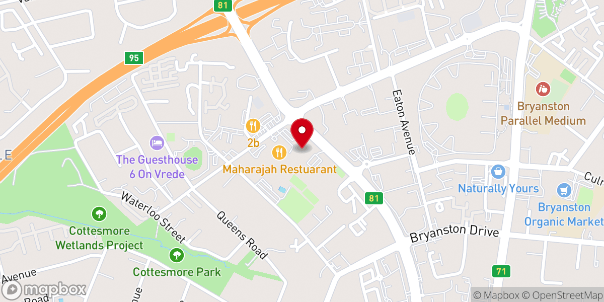 Map showing location of Church of the Resurrection