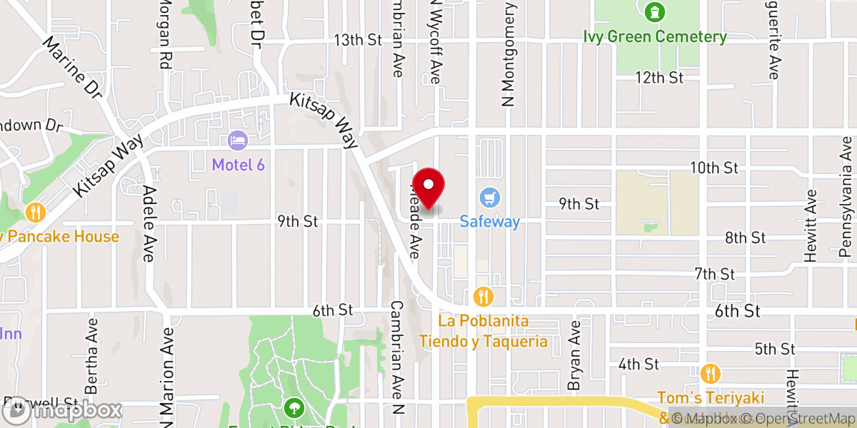 Map showing location of Cornerstone Christian Fellowship