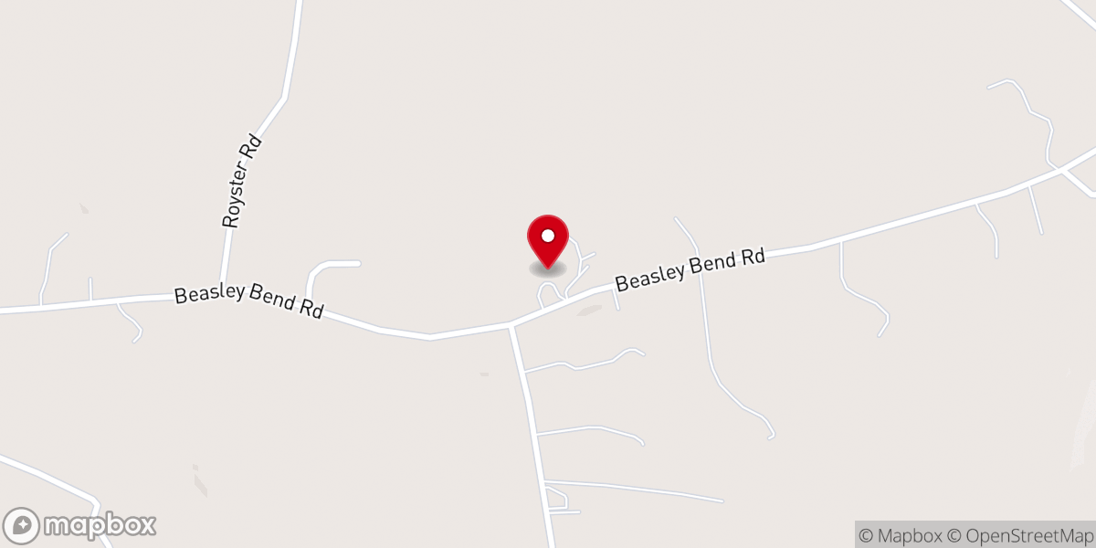 Map showing location of Chapel Hill Church