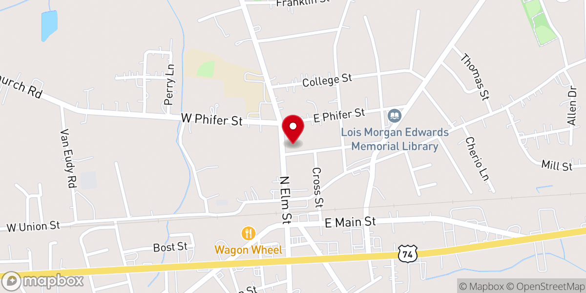 Map showing location of The Stained Glass Chapel