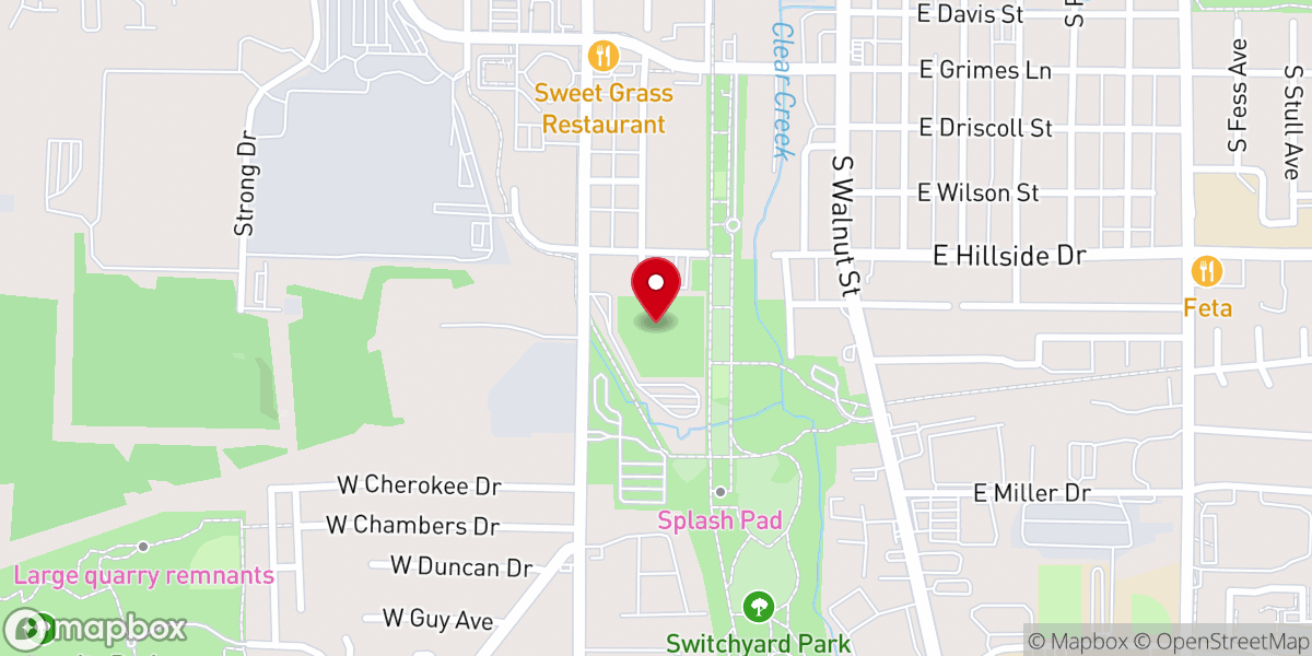 Map showing location of Embassy Church