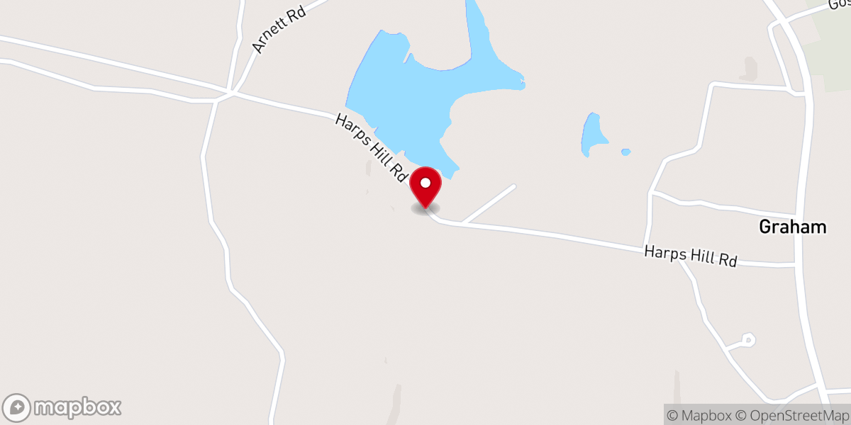 Map showing location of Bryan Baptist Church