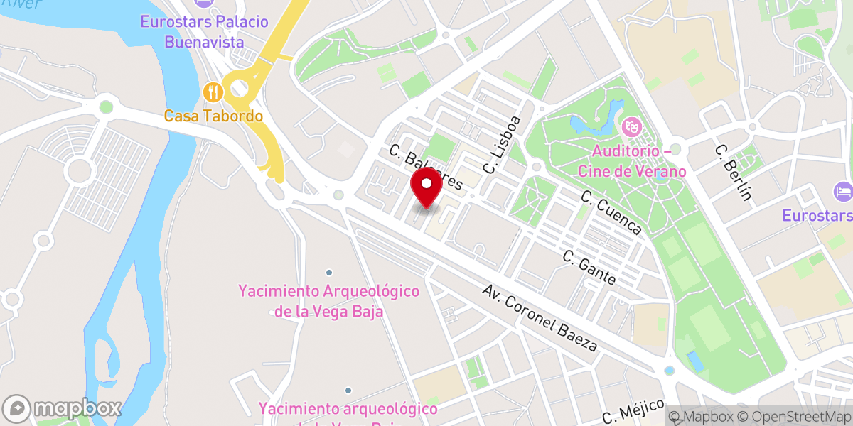 Map showing location of Reconcíliate con DIOS Toledo
